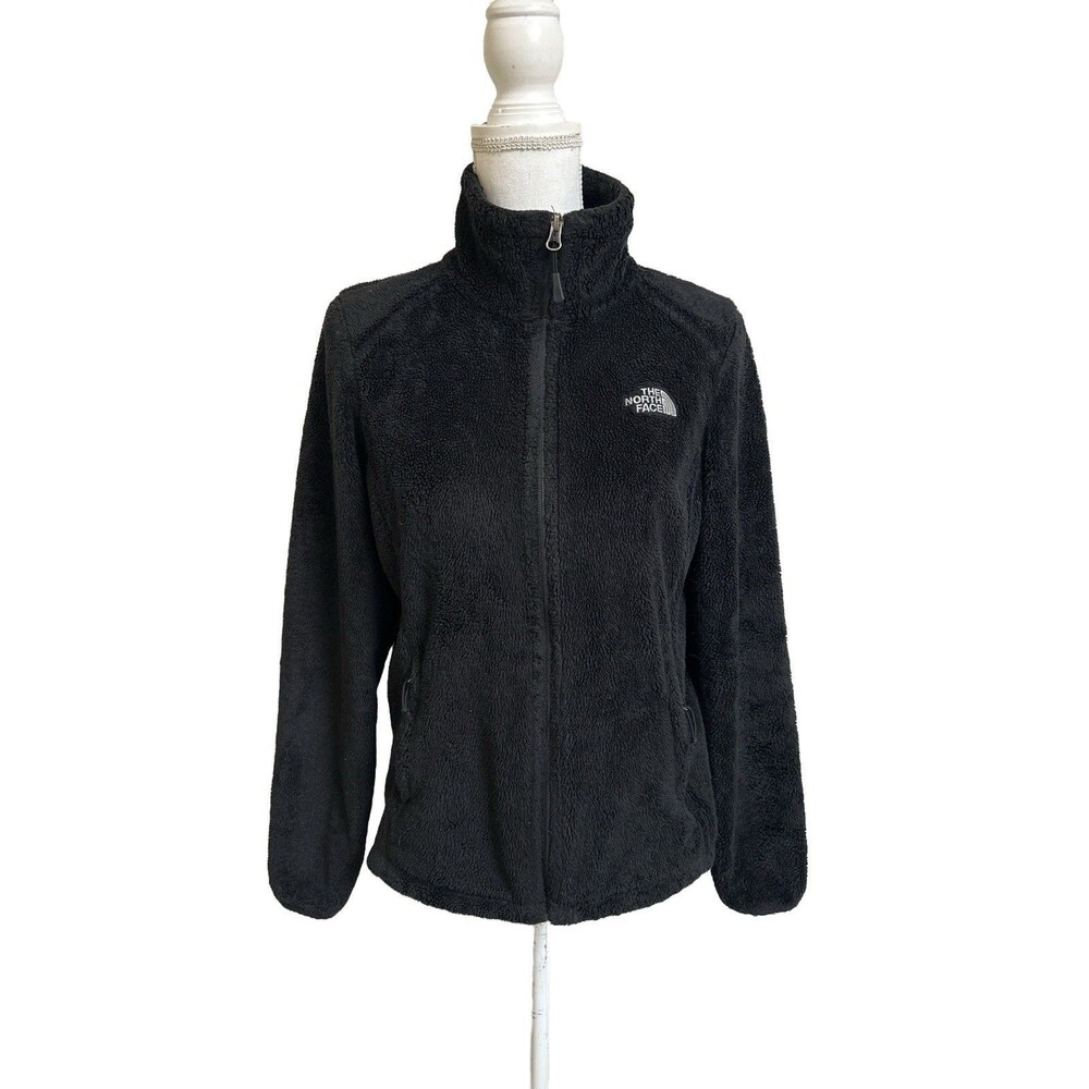 North Face Women's S Osito Jacket Coat Black Full Zip Small